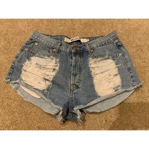 Brandy Melville distressed shorts size 44